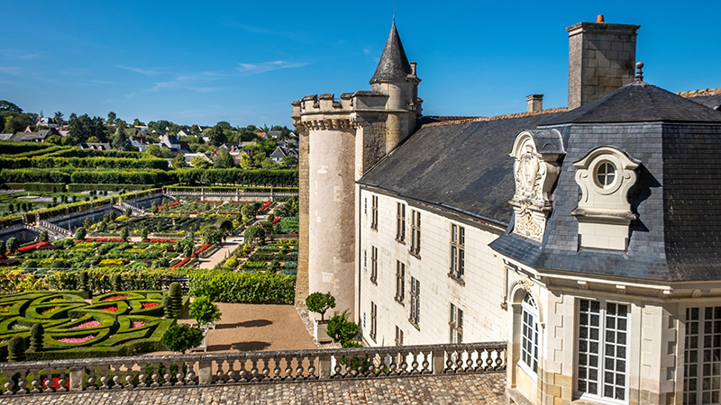 Touraine & slottet Villandry